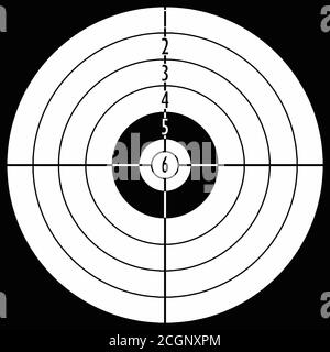 fucile ad aria compressa sparatutto bersaglio Foto Stock