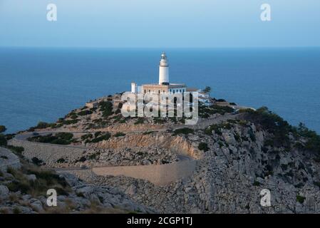 Faro far de Formentor, Maiorca, Ballears, Spagna Foto Stock