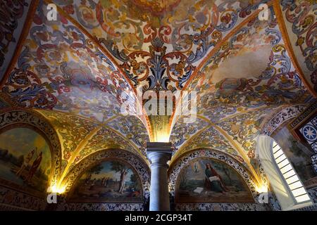 Convento di Nossa Senhora da Conceicao, Museo Rainha Dona Leonor, Casa del Capitolo, Beja, Alentejo, Portogallo Foto Stock