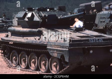 ESERCITO BRITANNICO Aufklärungspanzer Scorpion / veicolo da ricognizione blindato ARV FV 101 Scorpion Foto Stock