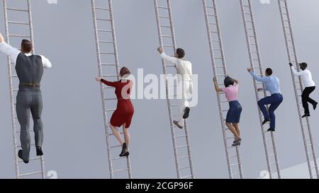 Infinita quotidiana lavoro Grind che non finisce mai Foto Stock