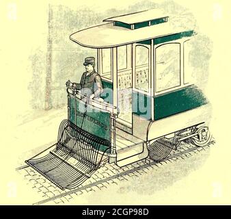 . Il giornale ferroviario di strada . Distribuzione di energia elettrica per le ferrovie elettriche, di LOUIS BELL, pH.D. il trattato più completo sul sub=ject mai pubblicato. 270 pagine, contenenti 139 illustratie diagrammi. PREZZO €2.50 Street Railway Publishing Co., 26 Cortlandt Street. NEW YORK ... IO LUI ... Providence Car Fender SALVA VITE UMANE. . PRODOTTO DA . . La Consolidated Car Fender Co. PROVIDENCE, R. I. VHE macellazione degli innocenti SS ffieing si è fermata. IL GRANDE SALVAVITA Foto Stock