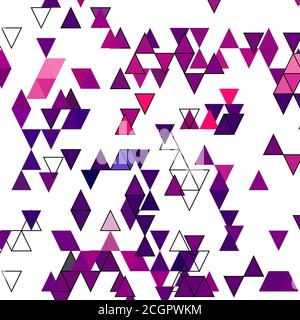 colore astratto disegno geometrico. sfondo triangolare Foto Stock