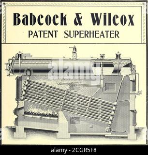 . Le CALDAIE della Street railway journal . x UTILIZZATE NEGLI IMPIANTI DI GENERAZIONE ELETTRICA AGGREGANO UN MILIONE di CAVALLI. Sono usati in una percentuale più grande dei MIGLIORI IMPIANTI DI ALIMENTAZIONE DEL MONDO che qualunque altro particolare singolo di macchina di vapore di qualunque marca. Se* LE CALDAIE FORGIATE DI ACCIAIO DI BABCOCK & WILCOX stanno aloneas il singolo esempio delle CALDAIE SEZIONALI in cui le parti di pressione sono fatte di FORGIATURE. Tutte le altre caldaie a sezione sono realizzate in gran parte in METALLO FUSO. La maggior parte di essi ha testate, scatole trasversali, ugelli a vapore, pozzetti e otherpts, di GHISA. A volte SI usa ACCIAIO FUSO, eper ingannare l'u Foto Stock