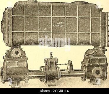 . The Street railway journal . i MANUFACTURED BY W. K, MITCHELL & CO. Office: Betz Building Works: Ellsworth St. 4 Schuylkill River, Phila. Nel BLAKE-KNOWLES. Condensatore di superficie le correnti di acqua e vapore sono così dirette da BafflePlates e divisori che ogni libbra di acqua raggiunge la temperatura massima, dando il più alto PossibleVacuum. Facciamo macchine di pompaggio per tutti gli usi della centrale di energia Invia per il nostro libro di condensatore B62SJ, whichis inestimabile ai responsabili della centrale di energia. IL GEO. F. BLAKE MFG. CO. 114-118 LIBERTY STREET, NEW YORK CITY RAILWAY JOURNAL. 27 motori Hamilton-Corliss Foto Stock