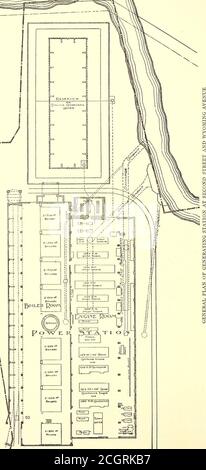 . Il giornale ferroviario di strada. An. Febbraio Marzo Aprile Maggio Giugno Luglio Agosto Settembre Ottobre Novembre Dicembre MESI. Le CURVE di Street Ry.Journnl CHE MOSTRANO CHILOMETRI TOTALI DI AUTO IN MESI DAL 1897 PER la capacità DEL SISTEMA DI TRANSITO RAPIDO DI PHILADELPHIA significavano praticamente ricostruire la struttura senza alterarsi con il suo funzionamento. La stazione così com'è ora risulta praticamente completata, e comprende un locale caldaia di 54 piedi di larghezza e 267 piedi di lunghezza, e un vano motore di 70 piedi di larghezza e 242 piedi di lunghezza. Nel locale caldaie furono ricostruite le sei vecchie caldaie, che si areravano a 600 cv ciascuna. A sud di queste quattro nuove batterie di due aree totali di Th Foto Stock