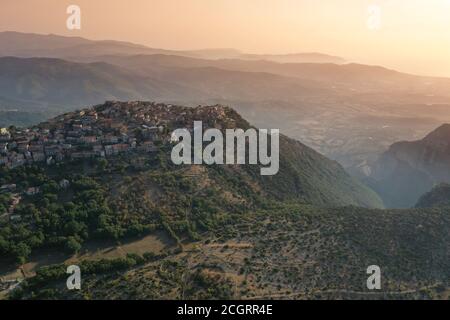 Trentinara, Parco Nazionale del Cilento Foto Stock