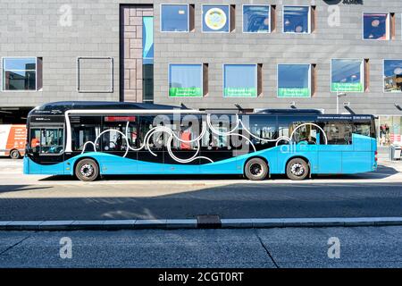 Keolis allGo BUS MAN Lion's City ad Almere, Paesi Bassi. Foto Stock