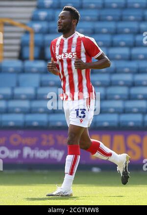 LONDRA, INGHILTERRA. 12 SETTEMBRE 2020 John OBI Mikel di Stoke City durante la partita del campionato Sky Bet tra Millwall e Stoke City al Den, Londra. (Credit: Jacques Feeney | MI News) Credit: MI News & Sport /Alamy Live News Foto Stock