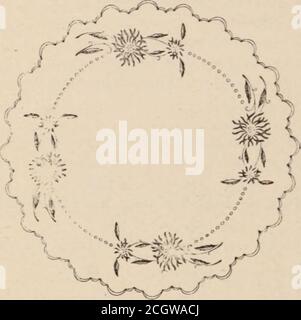 . Rivista dei dipendenti di Baltimora e Ohio . L'angolo di Needleworker^s alcuni squisiti Centerpieces per la sala da pranzo di Kathryn Mutterer T|HE centrotece che la maggior parte com-i incontra petently oggi inutile semplice mentre è attraente.Simplicity troppo poco sofisticato isnot desiderabile perché a volte è-vassoi un gusto non sviluppato, ma chic. N. 12256. IL CENTRO DI CRISANTEMO la semplicità è un tutto differente thingand nmch da desiderare. Entrambi i centerpiecedhere sono indiscutibilmente all'interno della capa-abilità del ricamatore medio. Thebowknot, basket e daisy design ismade di f Foto Stock