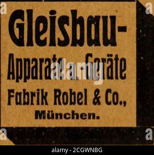 . Verkehrstechnische Woche und eisenbahntechnische Zeitschrift . in Preis und Ausführungmr unübertroffen, -ms 1 Stück M. 1.253 Stück M.3.50Bei Sammelsendungenhoher Rabatt.Auf Wunsch auch mitReklameprägung.Wiederverkäuferund Vertrter gesucht. Paul Knaebel, Papiergeldtaschenfabrik, Dresden-Blasewitz.. 11 Fabrik Röbel & Co., Konigl. Verkehrs- u. Baumuseum. Berlino NW. 40, Invalidenatrasse 50/51. Besuchszeiten: Vom 1. Ottobre 31. Mtrz: Dienstag bis Freitag von iobis3UhrSonnabend „ 3 „ 7 „ Sonntag , u , 3 , vom I. aprile bis 30. Settembre:Dienstag bis Freitag von 10bis4 UhrSonnabend „ a , 7 „ so Foto Stock