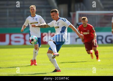 Colonia, Germania. 12 settembre 2020. Pokal DFB, 1. Runde, VSG Altglienicke - 1. FC Colonia: Tim Haeussler (Berlino) Credit: Juergen Schwarz/Alamy Live News Foto Stock