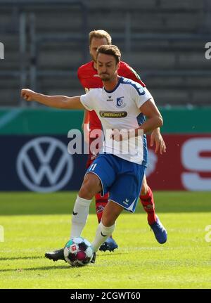 Colonia, Germania. 12 settembre 2020. Pokal DFB, 1. Runde, VSG Altglienicke - 1. FC Colonia: Linus Meyer (Berlino) Credit: Juergen Schwarz/Alamy Live News Foto Stock