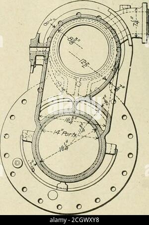 . Ingegnere americano e giornale ferroviario . 4 V-* J HE) ES. Cilindro ad alta pressione.locomotiva composta in tandem a quattro cilindri - Ferrovia del Pacifico settentrionale - SEP1KMBEB. I 901. INGEGNERE AMERICANO E GIORNALE FERROVIARIO. 278 i N ft * j-r.Vf Foto Stock