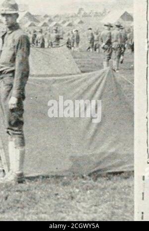 . La storia e i risultati dei campi di addestramento degli ufficiali di Fort Scheridan . Sig. ISPEZIONE Foto Stock