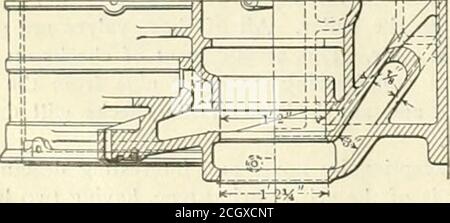 . Ingegnere americano e giornale ferroviario . Sezione X-X. CILINDRI DELLA LOCOMOTIVA DI CONSOLIDAMENTO. Novembre 1909. INGEGNERE AMERICANO E GIORNALE FERROVIARIO. 420 Foto Stock