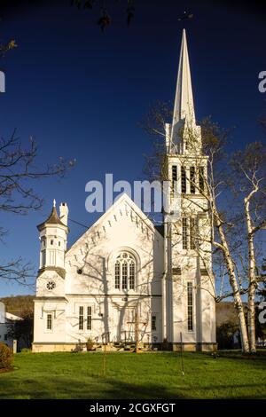 La prima chiesa congregazionale   Kent, Connecticut, Stati Uniti d'America Foto Stock