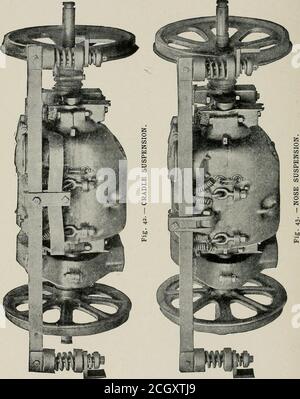 . Ferrovie elettriche, trattate teoricamente e praticamente . 78 FERROVIE ELETTRICHE.. MOTORE FERROVIARIO IN SERIE A CORRENTE CONTINUA. 79 Foto Stock