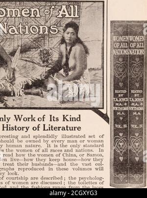 . Rivista dei dipendenti di Baltimora e Ohio . L'unico lavoro del suo KindIn la Storia della Letteratura ERES un interessante e splendidamente illustrato insieme ofboo-i8 che dovrebbe essere di proprietà di ogni uomo o donna che ama studiare la natura umana. E' l'unica standardwork che descrive le donne di tutte le razze e nazioni. Nei pa^es si può leggere come vivono le donne della Cina, o Samoa, o India, o Svezia, come tengono casa, come si sposano, come trattano i loro mariti, e la vasta collezione di fotografie riprodotte in questi portafogli di volumi ti mostrano come appaiono. Vengono descritte forme curiose di corteggiamento ; la Foto Stock