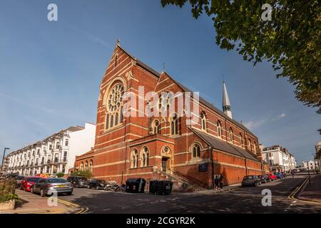 Brighton, Regno Unito. 12 settembre 2020. La Chiesa di San Michele e tutti gli Angeli nel centro di Brighton Credit: Andrew Hasson/Alamy Live News Foto Stock