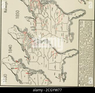 . La ferrovia americana; la sua costruzione, lo sviluppo, la gestione, e le apparecchiature . .9?i.. 430 Foto Stock