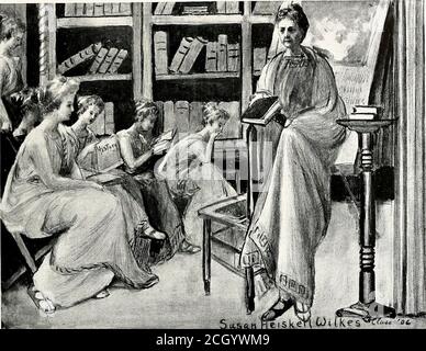 . Iris 1905 . ar Teacher - Miss Chapman.Best Friend to the Girls - Miss McDnoald.Most Popular Girl - Ellen Selman.Girl che ha fatto di più per la classe c Anna Russell Cole.,Best Athlete - Jean McDonald.Class Doll - Mary sue Cummins.Funny Girl - Lila Nolan.Class Sport - Elizabeth da,lllas.Energetic Girl - Barsman.Lapter.Lapter Hortense Lebeck.Gospel Shark - Jescie Hicks.Lovesick Girl - Margaret Yarborough.Best natured Girl - Zerelda Ingram.Grouchy Girl - Eloise White.Peanut Fiend - Jessie Smith.Luck ragazza difficile - Mary Pennington.menzione d'onore - Emma Clark.Social Success - Lydia Barrs.Neates Foto Stock