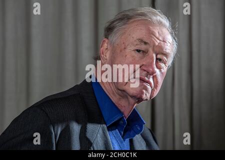 Sir Terence Conran (1931-2020), fotografato al ristorante Boundary, Shoreditch, East London, Inghilterra, Regno Unito Foto Stock