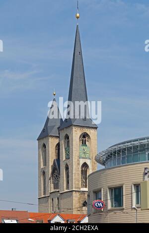 Chiesa di San Martino, Halberstadt, Sassonia Anhalt, Germania Foto Stock