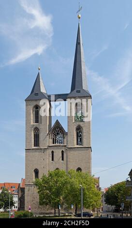 Chiesa di San Martino, Halberstadt, Sassonia Anhalt, Germania Foto Stock