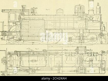 . Ingegnere americano e giornale ferroviario . Vol. LXVI. N. ii.J GIORNALE TECNICO. 505. LOCOMOTIVA PER PASSEGGERI COMPOSTA, ST. FERROVIA PETERSBURG-VARSAVIA. Lamiera della caldaia con bulloni a stativo su gran parte di itsarea; ma all'estremità anteriore non sono bulloni a statura breve continui che si estendono dalla lamiera a una trasversale Foto Stock