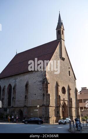 Spitalkirche zum Heiligen Geist, Merano, Südtirol, Italien Foto Stock