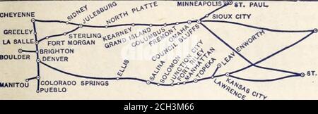 . Union Pacific : Kansas, Nebraska, California, Oregon, Washington e Stati intermedi . Tage attraverso Yellowstone National Park. Biglietti in vendita dal 12 giugno al 12 settembre incl LV.Yellowstone - da LV.Warysville, Idaho, LV.St Antonio .. Cascate LV.ldaho LV,Pocatello Ar.Green River...WYO. LV. Pocatello Idaho Ar. Ogden Utah LV.Ogden Ar. Green River...WYO. Fiume verde LV. VIA COUNCIL BLUFFS LV, Cheyenne Wyo, Ar.Omaha Neb. AR.Council Bluffs., la Ar. Chicago III. C Ar. CM&St.P Chicago. O. S. L. UN. Pacifico ONU. PACIFIC C. E N.W, C 9.28 11,307.00 7.10 5,358.209.25 9,28 11.353.408.50 2,05 2,25 1.25 6.457 Foto Stock