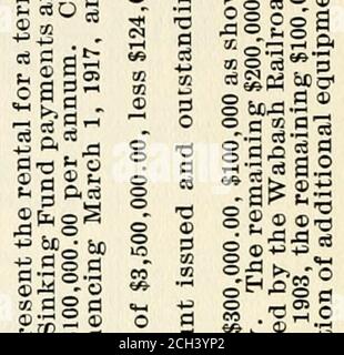 . Relazione annuale dei direttori della Wabash Railroad Co., per l'esercizio finanziario conclusosi .. . 5^ 5 ilto   r^ -^ o : D (&gt;)® = 0.22 S ®^®-S^S^ o ® S ♦i-w =« o OHQOQcnmWo [eay^i V  ■^^ OHIJ^L-.-- ** , ^ k^ Foto Stock