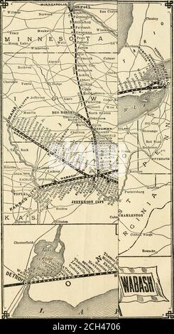 . Relazione annuale dei direttori della Wabash Railroad Co., per l'esercizio finanziario conclusosi .. . Decimo rapporto annuale DIRETTORI The Wabash Railroad Co, Kor ttie Kisca.1 anno KndiogJuine Sotti, 1899. ST. LOUIS.Woodward & Tiernan Printing Co. UFFICIALI E DIRETTORI DELLA FERROVIA DI WABASH CO 0. D. ASHLEY, Presidente. EDGAR T. WELLES, .... Vicepresidente. J. RAMSEY, Jr., Vicepresidente e Direttore Generale. J. C. OTTESON, SEGRETARIO. F. L. OLEARY, TESORIERE. W. H. BLODGETT, Solicitor generale. E. B. PRYOR, Segretario aggiunto. H. L. MAGEE, sovrintendente generale. D. B. HOWARD, REVISORE DEI CONTI. M. KNIGHT, trasporto merci Foto Stock