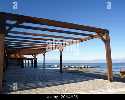 The A Hotels, Roda Beach Hotel, Resort and Spa, Roda, Corfù, Grecia in inverno Foto Stock