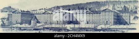 . La rassegna della ferrovia di strada . ROYAL VICTORIA HOSPITAL. - M GILL UNIVERSITY - MONTR EAL COLLEGE giorno, giovedì e venerdì mattina, lasciando i pomeriggi e le serate liberi per un buon tempo. Si comprende che un pomeriggio la città di Montreal sarà gli ospiti, dando ai visitatori una carrozza che gira intorno alla città e li intrattiene a pranzo. Un altro pomeriggio sarà passato in un'ispezione della centrale elettrica, negozi di riparazione, case di auto e un viaggio oltre le linee della Montreal Street Railway Company. È un ufficiale della ihe Hudson Bay Company, e presidentdella Banca di Montreal. Ha la multa Foto Stock