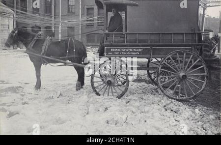 . Inventario della West End Street Railway Company . Foto Stock