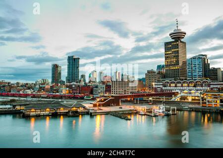 Lungomare di Vancouver Foto Stock