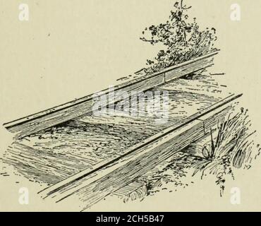 . Elementi di trasporto, una discussione di ferrovia a vapore ferroviaria elettrica, e trasporto di mare e di acqua interna. Ve è stato costruito. Negli Stati Uniti, dove la popolazione è relativelisparse, ci sono 27 miglia di ferrovia per ogni 10,000 in-habitants. In Europa, nel suo insieme, ci sono meno che i vigili del fuoco. Misurati in base a questo standard, i cittadini degli Stati Unitedsono molto più adeguatamente riforniti di linee ferroviarie che sono i residenti in Europa. Ogni persona che vive negli Stati Uniti è servita con un più lungo di ferrovia che è l'abitante d'Europa. CAPITOLO IVTRACK, AUTO E TRENO Foto Stock