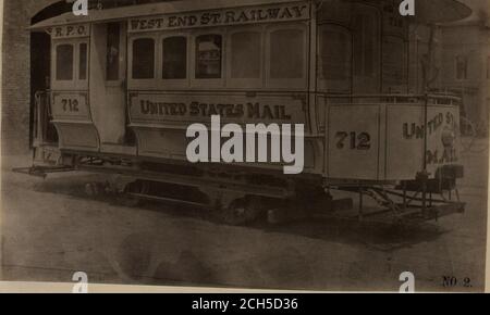 . Inventario della West End Street Railway Company . Foto Stock