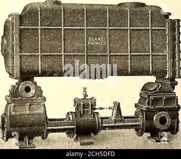 . Il giornale ferroviario di strada . La POMPA DI VAPORE Blake-Knowles FUNZIONA II4-II8 Liberty Street, New York City Boston, Chicago, Philadelphia, Londra. CONDENSATORE DI SUPERFICIE con combinazione aria e pompe di circolazione.AMMIRALTY. Inoltre, le pompe ad aria senza valvola di aspirazione, ad azione singola e doppia, singole, duplex, triplex, simplex verticale, a vapore con trasmissione Cross-COM-Pound, anche a cinghia o ad azionamento elettrico. Pompe per vuoto rotative a secco Horizontaland verticali, a vapore o a potenza convalvole ad azionamento meccanico, cilindri con camicia d'acqua, valvole di intercettazione MeyerCut e Corliss. Valvole di scarico automatiche.Pompe aria indipendenti con Foto Stock