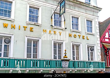 Lewes White Hart Hotel, culla della Rivoluzione Americana Foto Stock