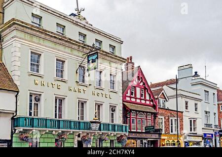 Lewes White Hart Hotel, culla della Rivoluzione Americana Foto Stock