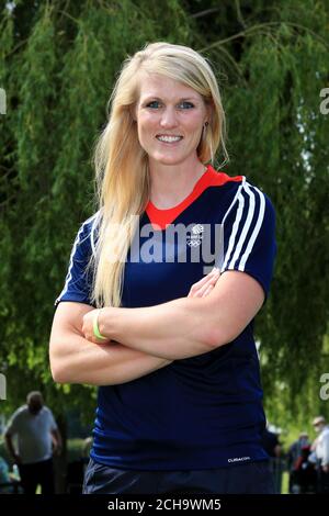 Zoe Lee durante l'annuncio della squadra al River and Rowing Museum, Henley sul Tamigi. PREMERE ASSOCIAZIONE foto. Data immagine: Giovedì 9 giugno 2016. Guarda la storia di PA SPORT Rowing. Il credito fotografico dovrebbe essere: David Davies/PA Archive Foto Stock