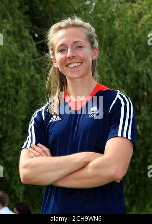 Katherine Copeland durante l'annuncio della squadra al River and Rowing Museum, Henley sul Tamigi. PREMERE ASSOCIAZIONE foto. Data immagine: Giovedì 9 giugno 2016. Guarda la storia di PA SPORT Rowing. Il credito fotografico dovrebbe essere: David Davies/PA Archive Foto Stock