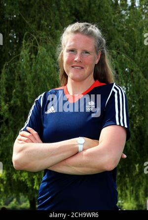 Frances Houghton durante l'annuncio della squadra al River and Rowing Museum, Henley sul Tamigi. PREMERE ASSOCIAZIONE foto. Data foto: Giovedì 9 giugno 2016. Vedi la storia del PA sport Rowing. Il credito fotografico deve essere: David Davies/PA Archive Foto Stock