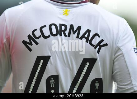 Ross McCormack di Aston Villa durante la partita di Sky Bet Championship ad Ashton Gate, Bristol. PREMERE ASSOCIAZIONE foto. Data immagine: Sabato 27 agosto 2016. Visita la storia del PA CALCIO Bristol City. Il credito fotografico dovrebbe essere: Simon Galloway/PA Wire. RESTRIZIONI: SOLO USO EDITORIALE non utilizzare con audio, video, dati, elenchi di apparecchi, logo di club/campionato o servizi "live" non autorizzati. L'uso in-match online è limitato a 75 immagini, senza emulazione video. Nessun utilizzo nelle scommesse, nei giochi o nelle pubblicazioni di singoli club/campionati/giocatori. Foto Stock