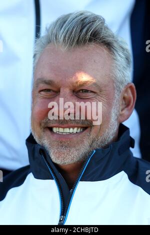 Il capitano della Ryder Cup europea Darren Clarke Foto Stock