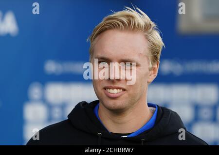 Odense, Danimarca. 13 Settembre 2020. Sveinn Aron Gudjohnson è entrato a far parte di OB su un prestito del club italiano Spezia. (Photo Credit: Gonzales Photo/Alamy Live News Foto Stock