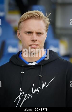 Odense, Danimarca. 13 Settembre 2020. Sveinn Aron Gudjohnson è entrato a far parte di OB su un prestito del club italiano Spezia. (Photo Credit: Gonzales Photo/Alamy Live News Foto Stock